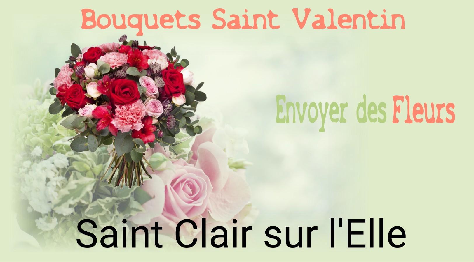 Roses de Saint-Valentin livrées à Saint-Clair-sur-l'Elle